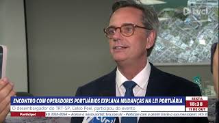 ENCONTRO COM OPERADORES PORTUÁRIOS EXPLANA MUDANÇAS NA LEI PORTUÁRIA [upl. by Motteo]