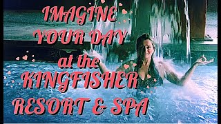 KINGFISHER Resort  POOL SPA amp STAY Courtney BC [upl. by Oderf]