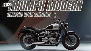 2025 Triumph Modern Classic Icon Editions A Heritage Revival with Modern Performance [upl. by Auqenahs282]