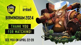 ESL One Birmingham 2024  WEU Closed Qualifiers  C Stream [upl. by Emmeram]