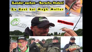 Zander suchen Barsche finden  Zu Gast bei Mayk Müller  Kleine Seenplatte [upl. by Adolpho890]