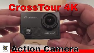 Crosstour CT9000 4K Action Camera Unboxing [upl. by Yttig]