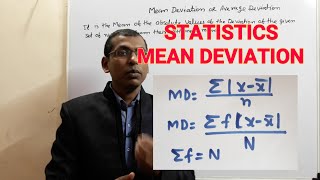 03 Mean Deviation in Hindi  Average Deviation in Hindi  How to find Mean Deviation [upl. by Eirrac]