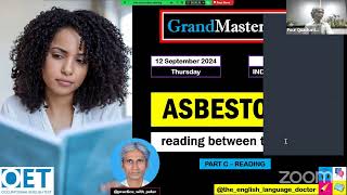 ASBESTOSIS  PART C  READING BETWEEN THE LINES  LECTURE [upl. by Ahsirat]