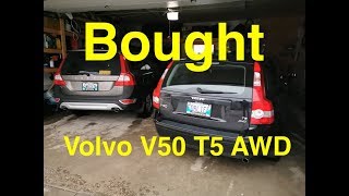 Volvo V50 T5 AWD with 18000km or 12000 miles Bought it [upl. by Tsenre]