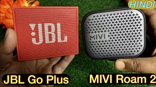 MIVI Roam 2 vs JBL Go Plus Comparison amp BASS and SOUND TEST ⚡️ [upl. by Aciretahs]