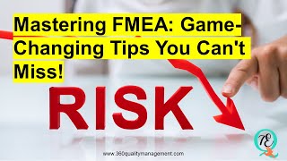 Mastering FMEA  Game Changing Tips You must know [upl. by Davison]