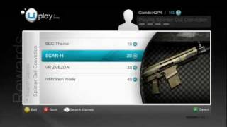 Splinter Cell Conviction  Ubisoft Uplay Win Rewards Xbox 360 [upl. by Erdnaek113]