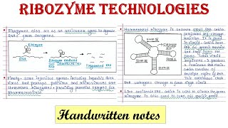 Ribozyme Technologies [upl. by Enilatan]