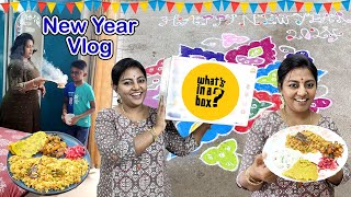 2024 New Year Vlog 💖💖 Updates in HOME  Whats in a BOX   Karthikha Channel [upl. by Ilrahs]