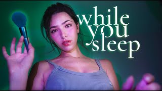 ASMR Taking Care of You While You Sleep 💤 🇪🇸 and 🇬🇧 subtitles [upl. by Aihtiekal]