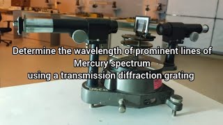 Diffraction grating to determine wavelength of white light selflearning bscphysics physics [upl. by Schoenfelder]