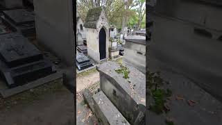 ASMR walk in Graveyard  Headstone Crow cry Cimetière de Montmartre Montmartre Cemetery S690✝️ [upl. by Pump670]