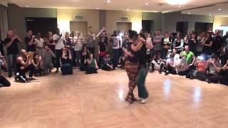 KikiZomba Sonja amp Elisa at Luxembourg Kizomba Festival dedicated to Morgadinho [upl. by Eirrac]