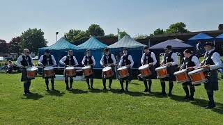 PF Boghall amp Bathgate Pipe Band Snare Line  UK Pipe Band Championships 2024 Bangor [upl. by Anaitsirc]