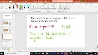 Fysikk 2 7C Magnetisk fluks del 1 [upl. by Acul]