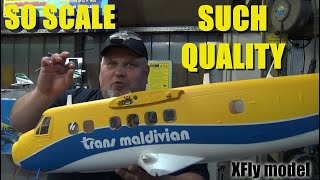 BIG SCALE XFly Twin Otter 18m PNP RC plane 6S power UNBOXING [upl. by Retsof947]