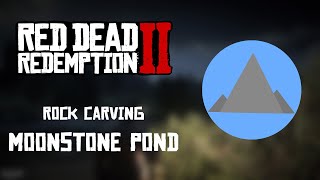 Red Dead Redemption 2  Rock carving location  Moonstone Pond [upl. by Lednam]