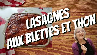 Lasagne de blettes au thon [upl. by Temirf]