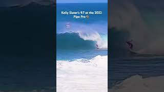 Kelly Slater being Kelly Slater at the 2022 Pipe pro [upl. by Byrann]