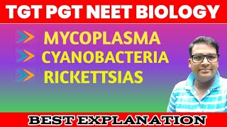 Mycoplasma  Cyanobacteria  Rickettsia  Lower botany one shot [upl. by Estrellita277]