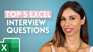 5 Excel INTERVIEW Questions You NEED to Get RIGHT [upl. by Bobbe]