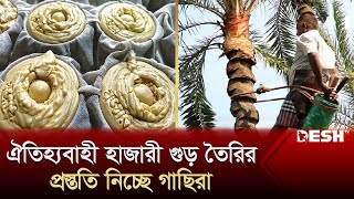 দেড়শ বছরের ঐতিহ্যবাহী হাজারী গুড় তৈরির প্রস্তুতি নিচ্ছে গাছিরা  Hazari Gur  News  Desh TV [upl. by Innavoij]