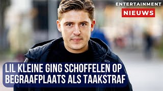 Lil Kleine schoffelt op begraafplaats voor mishandeling in nachtclub [upl. by Eugenius]