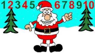 Santa Numbers 1 to 10 Learn the Numbers 1 to 10 with Santa [upl. by Ablem]