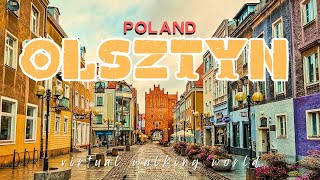 🏰 Poland Olsztyn Unveiled Explore the Adorable Center with a Virtual Walking World [upl. by Tisbe]