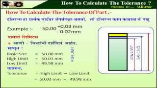 17 How To Calculate The Tolerance Of Part [upl. by Puto619]