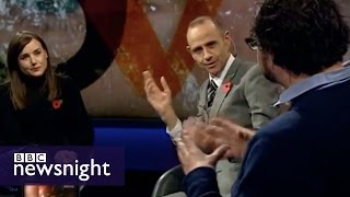 Dapper Laughs Funny or offensive BBC Newsnight debates [upl. by Nylirem]