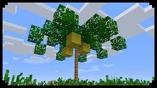 ✔ Minecraft How to make a palm tree [upl. by Deedahs]