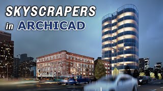 The Easiest Skyscraper in Archicad Tutorial [upl. by Denoting]