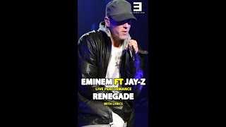 Throwback Eminem and JayZ Classic Renegade Live Performance shorts eminem [upl. by Machute214]