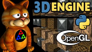 Lets code 3D Engine in Python OpenGL Pygame Tutorial [upl. by Llemej]