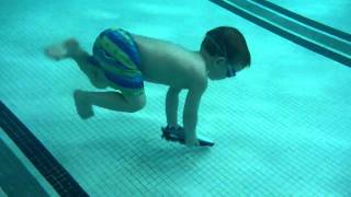 3yo William Diving down to get his Toypedo torpedo [upl. by Tudela]