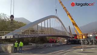 Garessio ultime fasi prima del varo del nuovo ponte Odasso [upl. by Norraf]