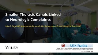 Smaller Thoracic Canals Linked to Neurologic Complaints [upl. by Yrkcaz]