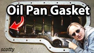 How to Replace a Leaking Oil Pan Gasket in Your Car [upl. by Abisia]