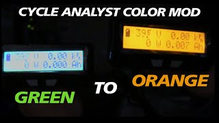 Cycle Analyst OrangeRed Backlight Option [upl. by Linker]