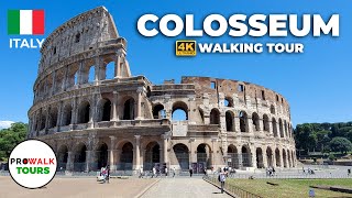 Colosseum Walking Tour  4K  Rome Italy [upl. by Okimat722]