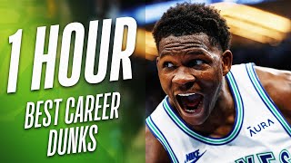 1 HOUR of Anthony Edwards Best Career Dunks 😮🔥 [upl. by Hwu]