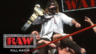 FULL MATCH  The Rock vs Mankind – WWE Championship Match Raw Jan 4 1999 [upl. by Yelkreb]