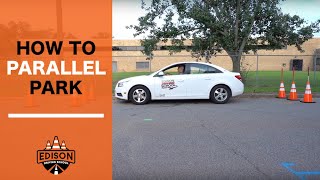 How to Parallel Park  Edison Driving School [upl. by Aicatsana]