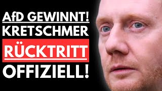 🚨PAUKENSCHLAG KRETSCHMER TRITT ZURÜCK AfD ÜBERNIMMT REGIERUNG IN SACHSEN🚨 [upl. by Oicneconi]