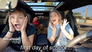 FIRST DAY OF SCHOOL VLOG   grwm  driving to school [upl. by Wit]