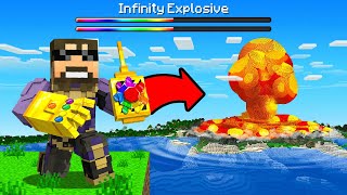 Infinity Remote Explosive Weapon in Minecraft Insane Craft [upl. by Kaitlyn]