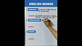 English Words cabriolet gobbledygook [upl. by Adyeren]