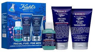 The Best of Kiehls Energizing Moisturizer Facial Scrub amp Cleanser For Men  Quick Review  LOréal [upl. by Moscow993]